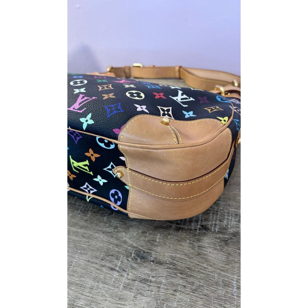 🖤SOLD🖤 Louis Vuitton Black Multicolor Y2K Greta Shoulder Bag - Picture 5 of 8